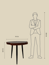 Logan Organic Shape Side Table - Large