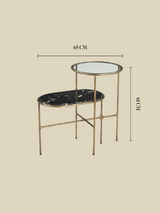 Mateo Mixed Material Side Table