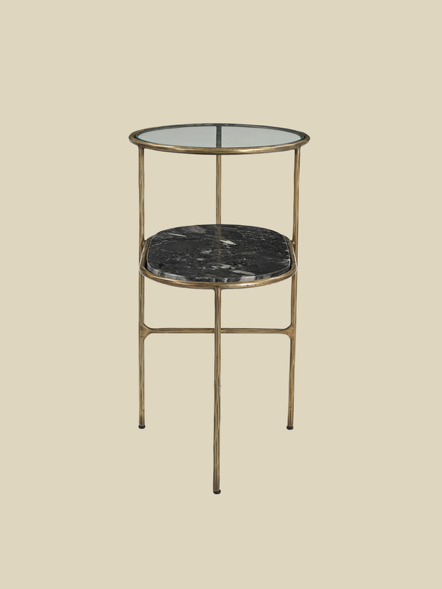Mateo Mixed Material Side Table