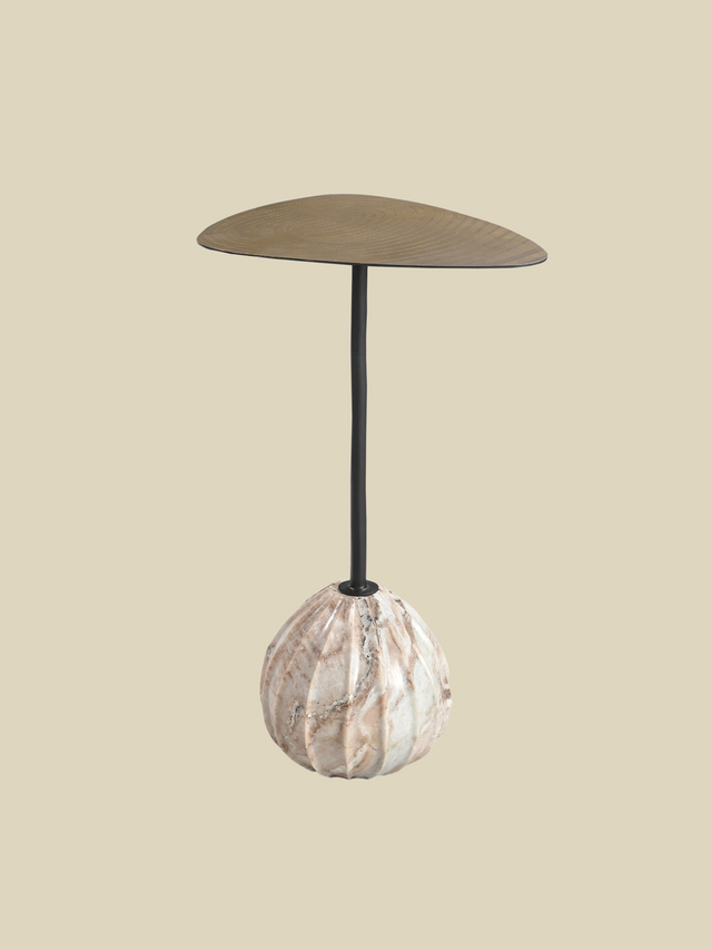 Eli Marble & Iron Side Table Set