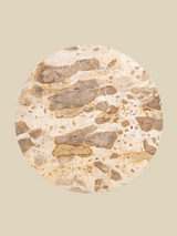 Petra Beige Marble Side Table