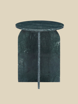 Petra Green Marble Side Table