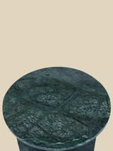 Petra Green Marble Side Table