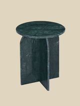 Petra Green Marble Side Table