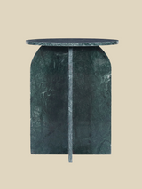 Petra Green Marble Side Table