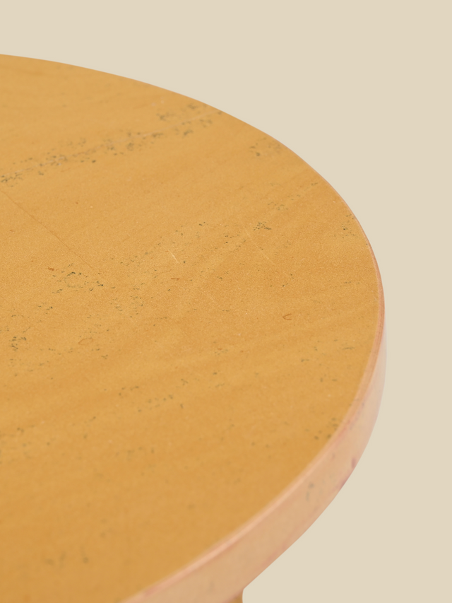 Petra Ochre Marble Side Table