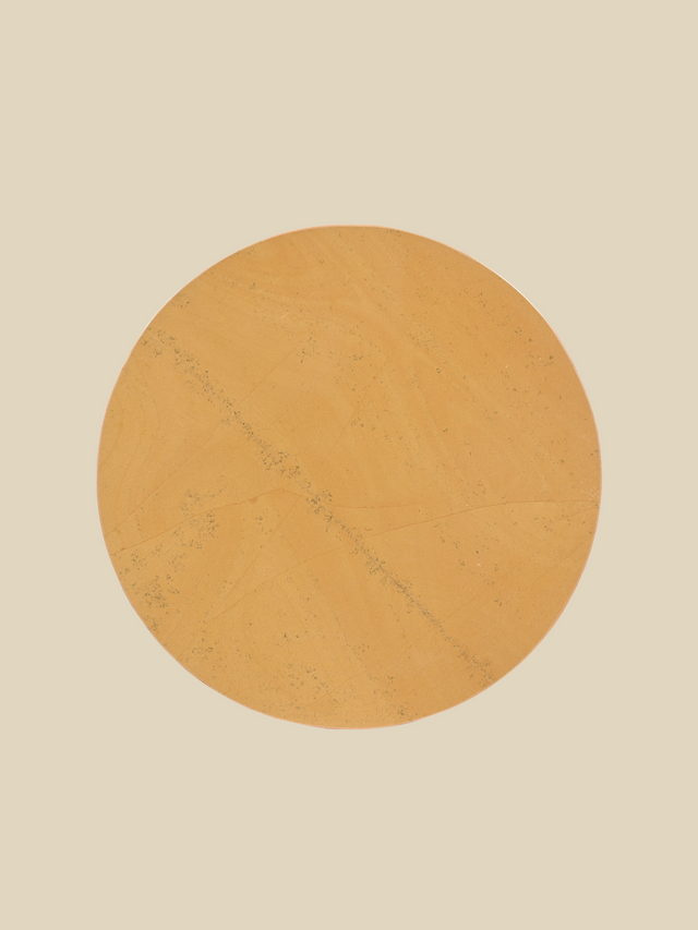 Petra Ochre Marble Side Table