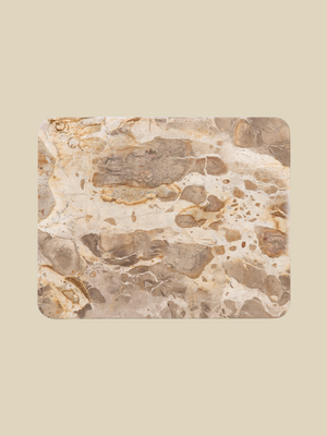 Cassian Beige Marble Side Table