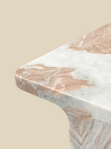 Cassian Grey Marble Side Table