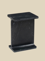 Cassian Black Marble Side Table
