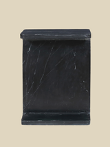 Cassian Black Marble Side Table