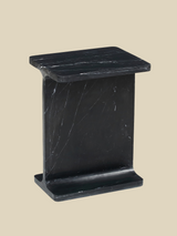 Cassian Black Marble Side Table