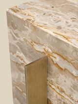 Aurex Marble Top Side Table