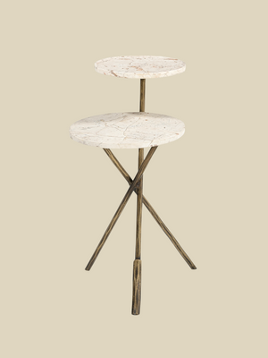 Zephyr Italian Marble Side Table
