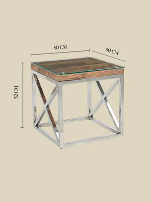 Remi Reclaimed Wood Side Table