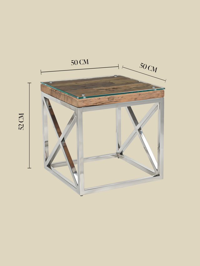 Remi Reclaimed Wood Side Table