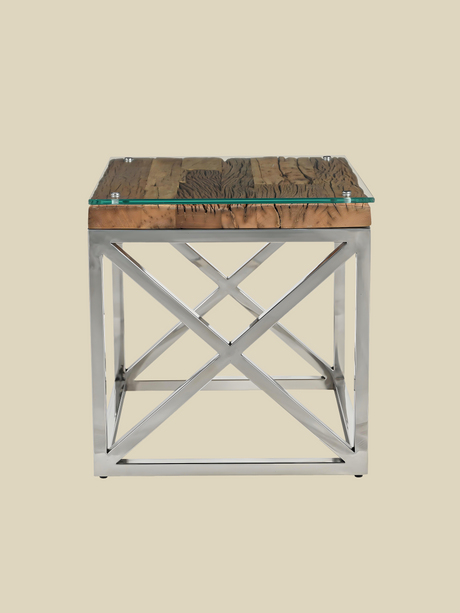 Remi Reclaimed Wood Side Table