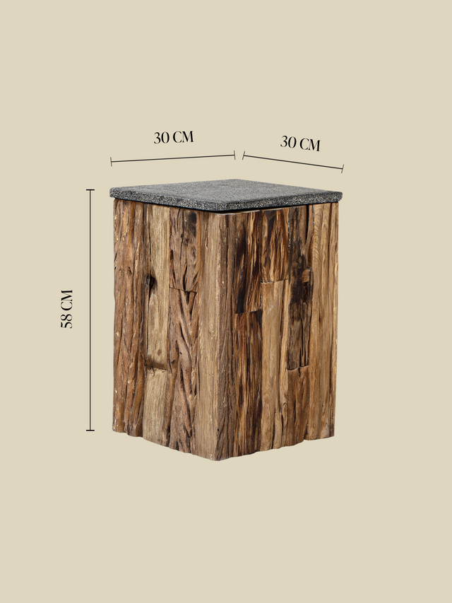 Hart Reclaimed Wood Side Table