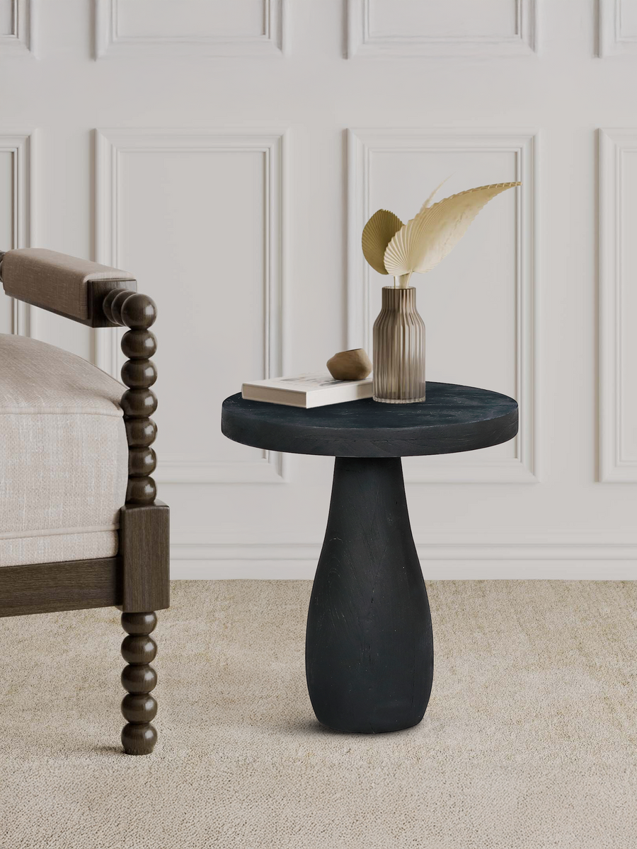 Ivie Wooden Side Table