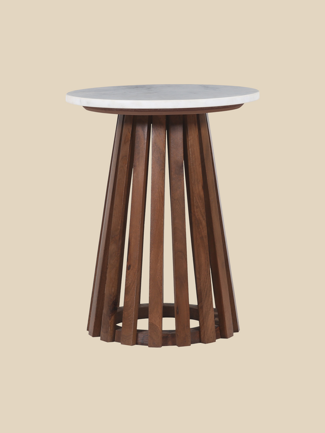 Livia Marble Side Table