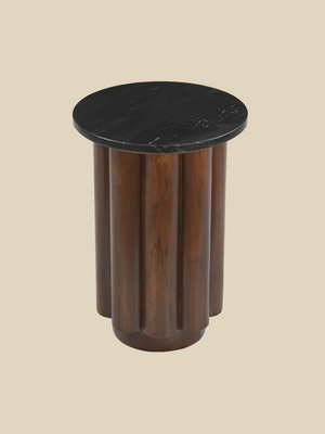Shawn Black Marble Side Table