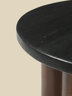 Shawn Black Marble Side Table