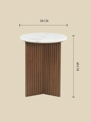 Odette Marble Side Table