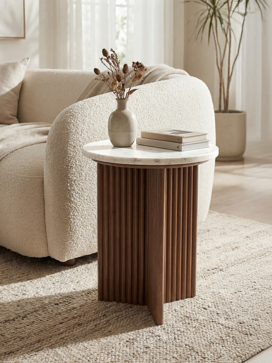 Odette Marble Side Table