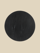 Lydia Mango Wood Sculptural Side Table - Black