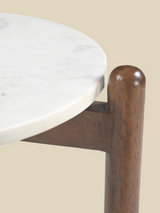 Charmie Marble Top Side Table