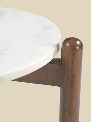 Charmie Marble Top Side Table