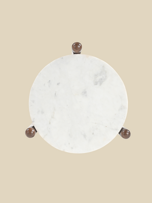 Charmie Marble Top Side Table