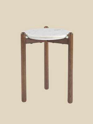 Charmie Marble Top Side Table