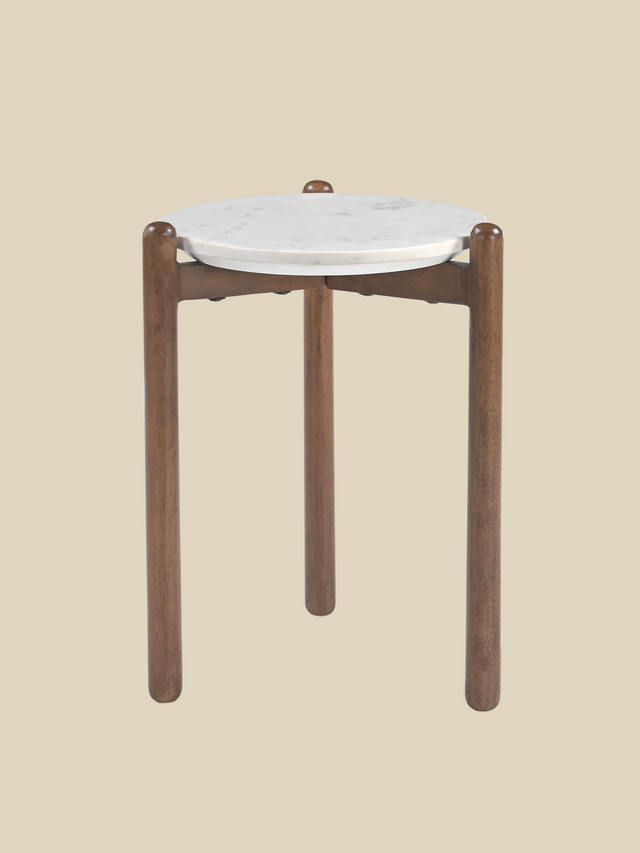 Charmie Marble Top Side Table