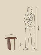 Callan Mango Wood Side Table