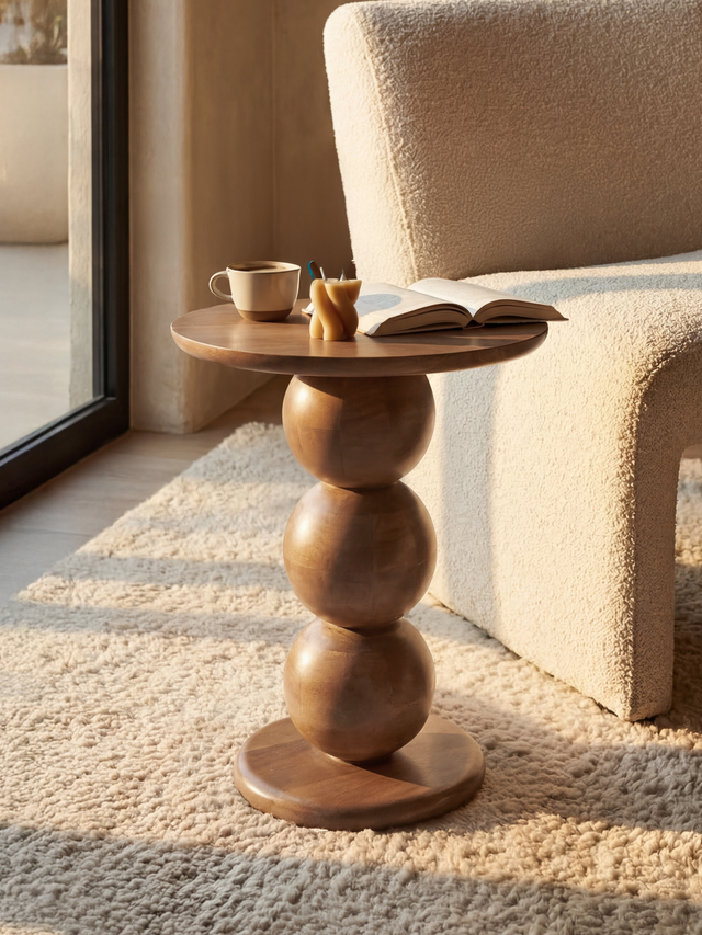 Kate Mango Wood Side Table