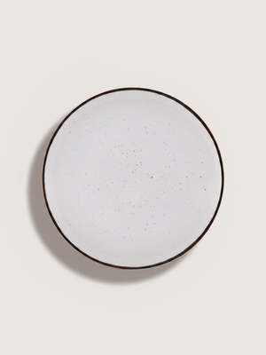 Isolde White Porcelain Dinner Plates - Set of 6
