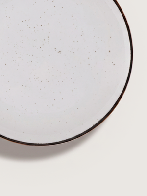 Isolde White Porcelain Dinner Plates - Set of 6