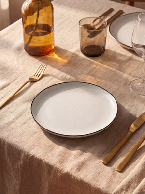 Isolde White Porcelain Side Plates - Set of 6
