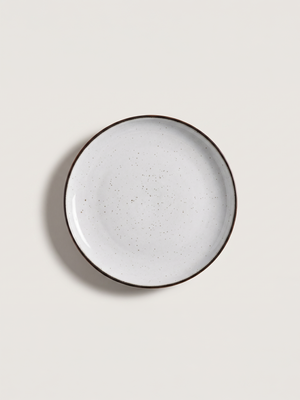 Isolde White Porcelain Side Plates - Set of 6