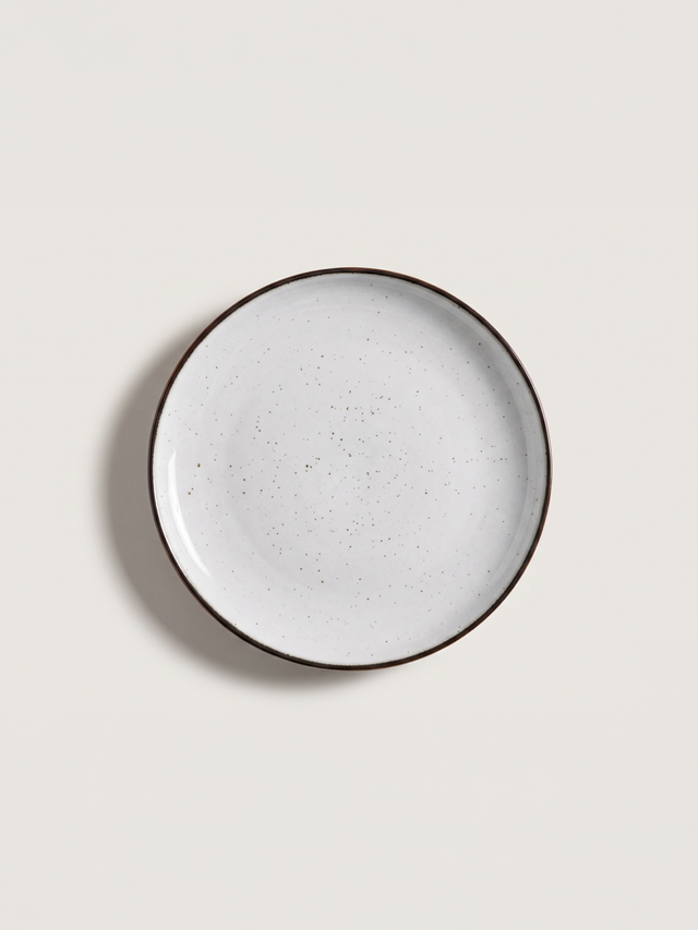 Isolde White Porcelain Side Plates - Set of 6