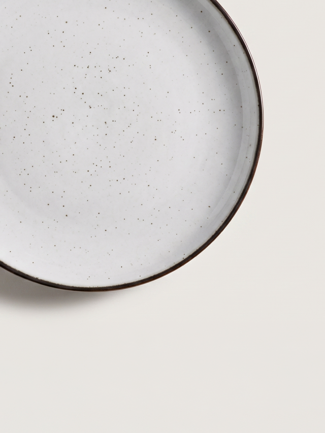 Isolde White Porcelain Side Plates - Set of 6