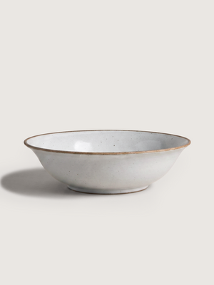Isolde White Porcelain Serving Bowls - Set of 2