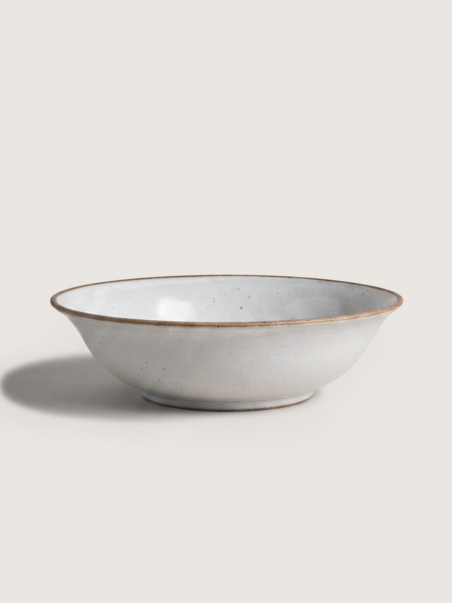 Isolde White Porcelain Serving Bowls - Set of 2