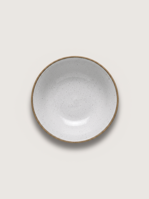 Isolde White Porcelain Serving Bowls - Set of 2