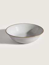 Isolde White Porcelain Serving Bowls - Set of 2
