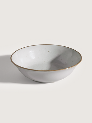 Isolde White Porcelain Serving Bowls - Set of 2