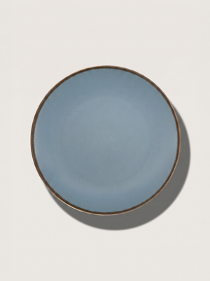 Cassia Blue Porcelain Dinner Plates - Set of 6