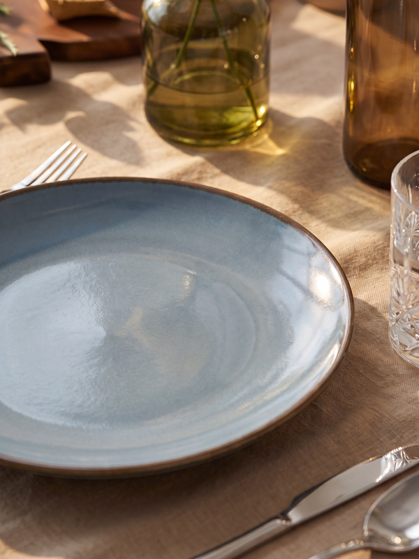 Cassia Blue Porcelain Side Plates - Set of 6
