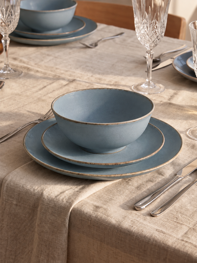 Cassia Blue Porcelain Serving Bowls - Set of 2